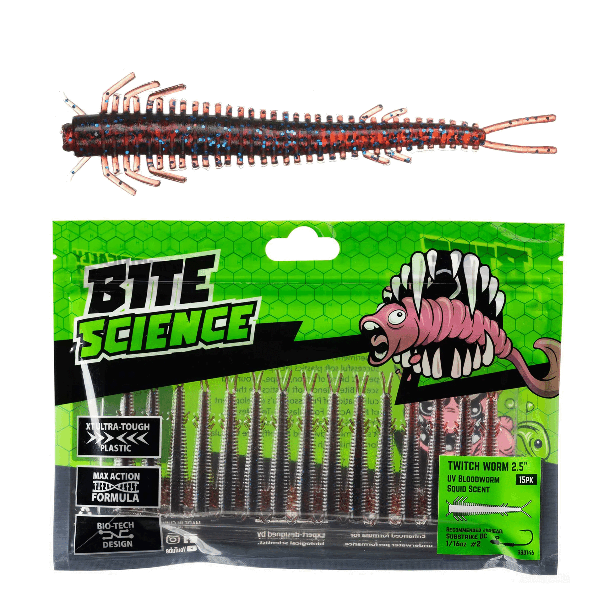 Bite Science Twitch Worm 2.5"