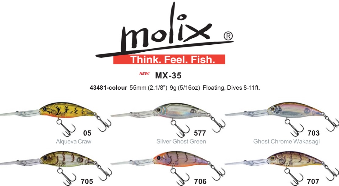 Molix MX-35 55mm 9g Floating
