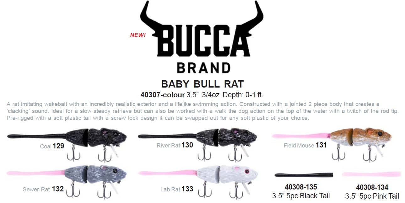 Bucca Baby Bull Rat 3.5"
