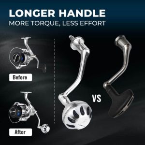 Gomexus Aluminum Handle for Shimano Stradic 63mm