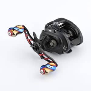 Gomexus 8x5 90MM Aluminum Handle for Baitcasting Reel with Titanium Knob BDH-T22