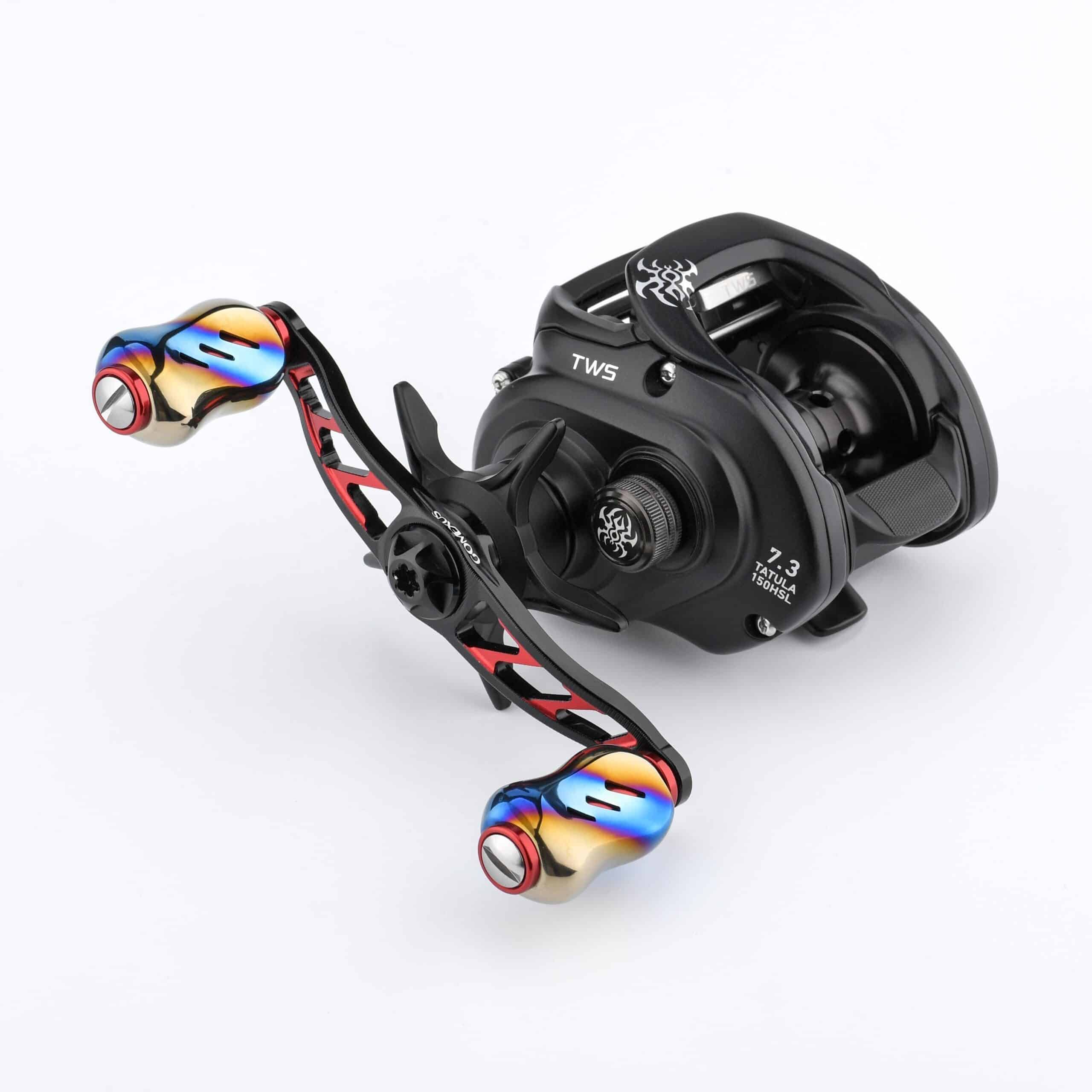 Gomexus 8x5 90MM Aluminum Handle for Baitcasting Reel with Titanium Knob BDH-T22