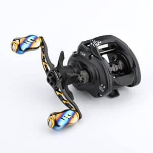 Gomexus 8x5 100mm Aluminum Handle for Baitcasting Reel with Titanium Knob BDH-T22
