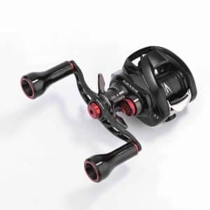 Gomexus 7x4  Exquisitely Engraved Aluminum Handle for Baitcasting Reel with CNC Knob