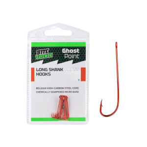 Bite Science Ghostpoint Red Long Shank Worm Hook
