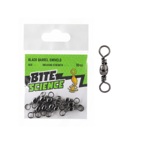 Bite Science Black Barrel Swivel