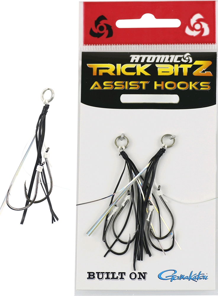 Atomic Trick Bitz Assist Hooks Black Silver