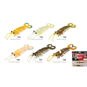 Molix Twin Tail Prawn 5"